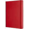 Блокнот MOLESKINE Classic XLarge, линейка, красный QP090F2