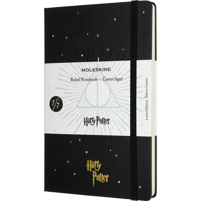 Блокнот MOLESKINE LE HARRY POTTER LARGE линейка, черный LEHP02QP060G