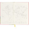 Еженедельник MOLESKINE LE FRIDA KAHLO WKNT LARGE DFK12WN3BY23 розовый